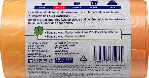 Valori nutrizionali e ingredienti dm Profissimo Fodere per cestini (26 x, 25 l)