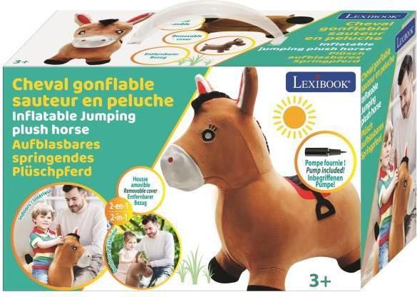 Productafbeelding Lexibook Opblaasbaar springend pluche paard (BGP050)