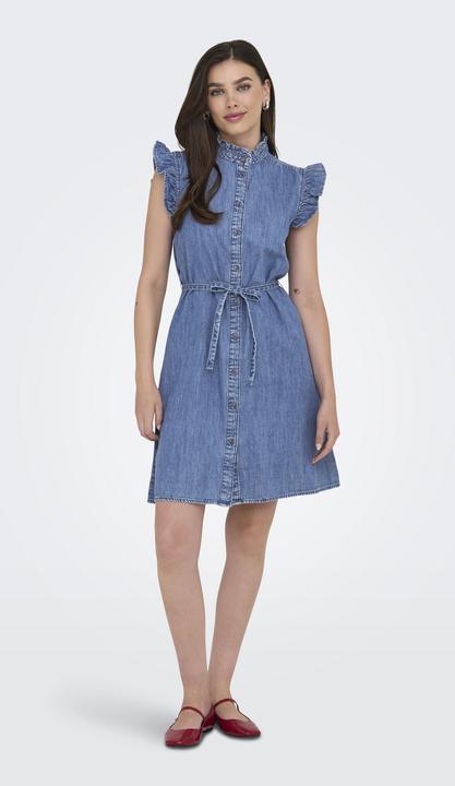 Actual product image Only Onlshania S/L Frill Dnm Dress Akm (L)