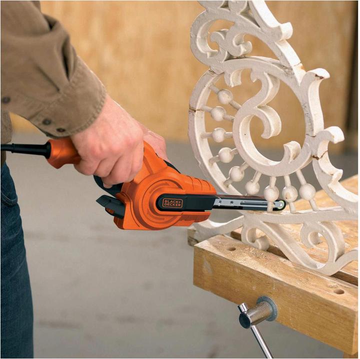 Actual product image Black & Decker Power file KA900E with Cyclonic Action dust extraction (Belt sanders, 350 W)