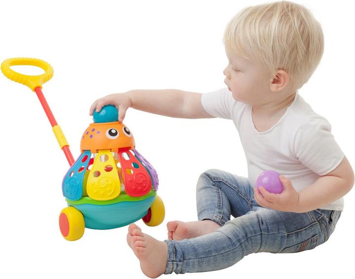 Actual product image Playgro Push Along Ball Popping Octopus