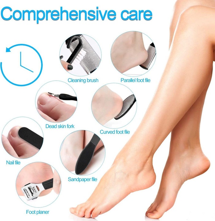 Actual product image König Design 10 in 1 pedicure foot file rasp callus remover callus rasp foot file
