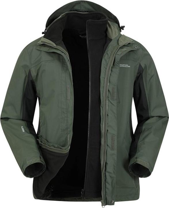 Produktbild Mountain Warehouse Thunderstorm Jacke wasserfest 3 in 1 (XS)