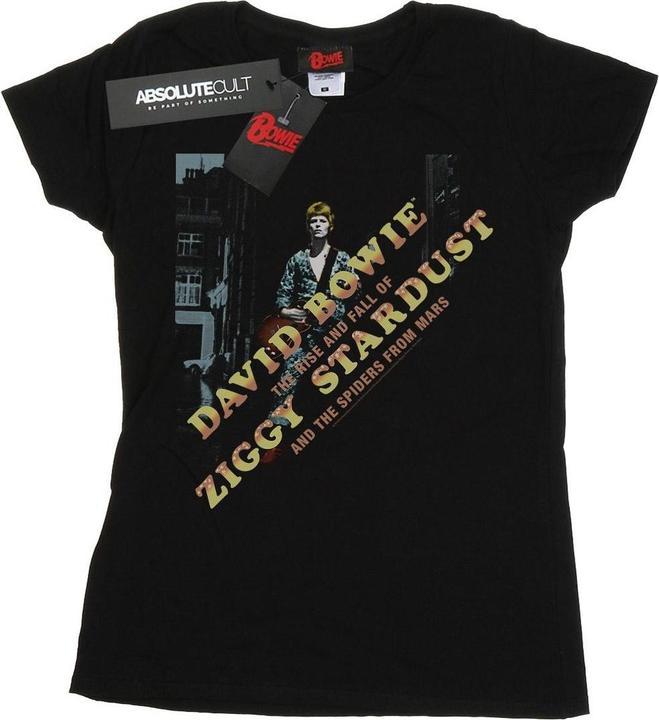 Immagine prodotto David Bowie Ziggy Diagonal Maglietta Donna (S)