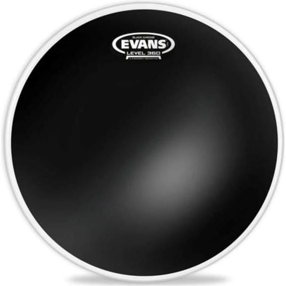 Thumbnail - Evans ETP-CHR-R Black Chrome Tompack Rock 10-12-16 (Schlagzeug), Drumhead, Schwarz