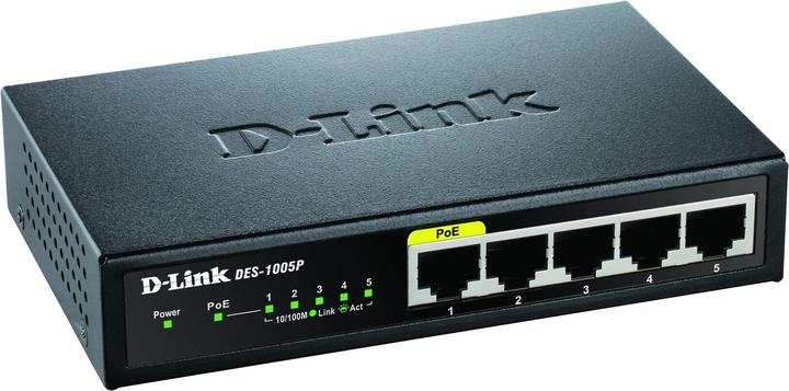 Productafbeelding D-Link Des-1005p (5 Havens)