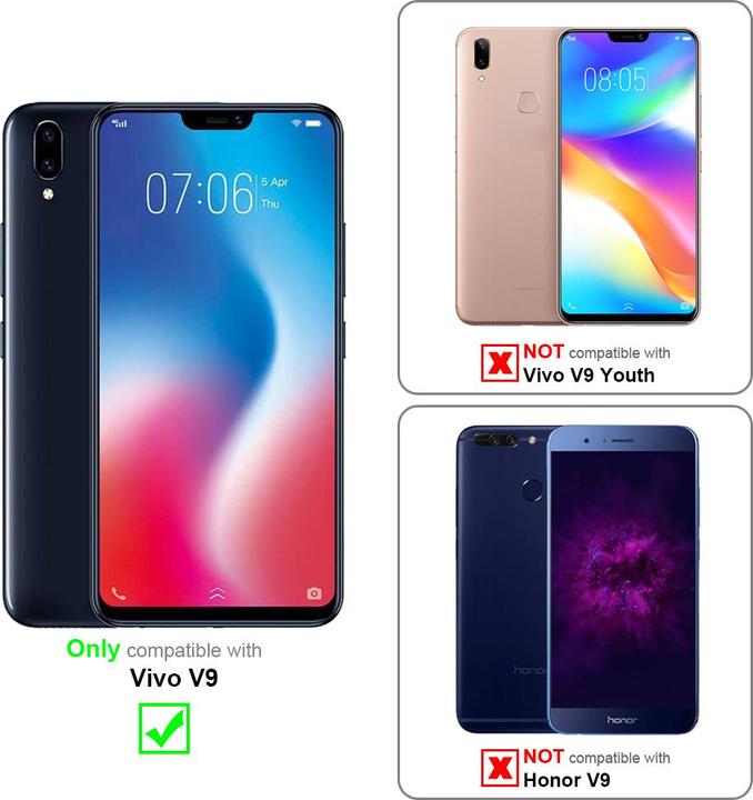 Image du produit Cadorabo Coque pour Vivo V9 universel avec Clip (Vivo V9)