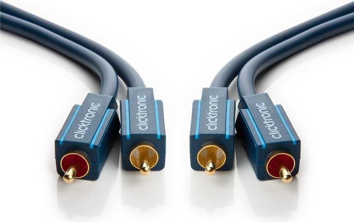 Actual product image clicktronic Stereo audio cable (3 m, Cinch)