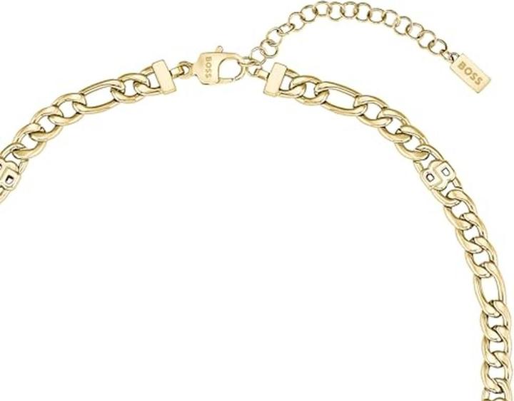 Produktbild Hugo Boss - Fashion gold-plated necklace with logos 1580632 (Edelstahl mit gelb-goldener Ionenplattierung)