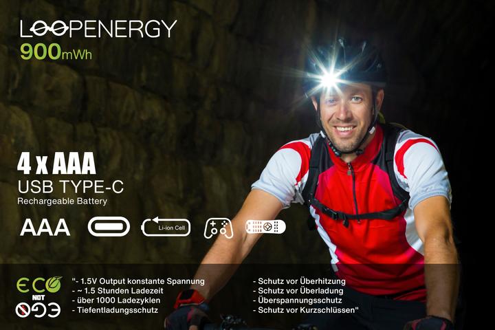 Image du produit Verico Batterie Li-Ion USB-C Micro AAA 1.5 V 900 mWh 600 mAh rechargeable par USB (4 pcs, AAA, 600 mAh)