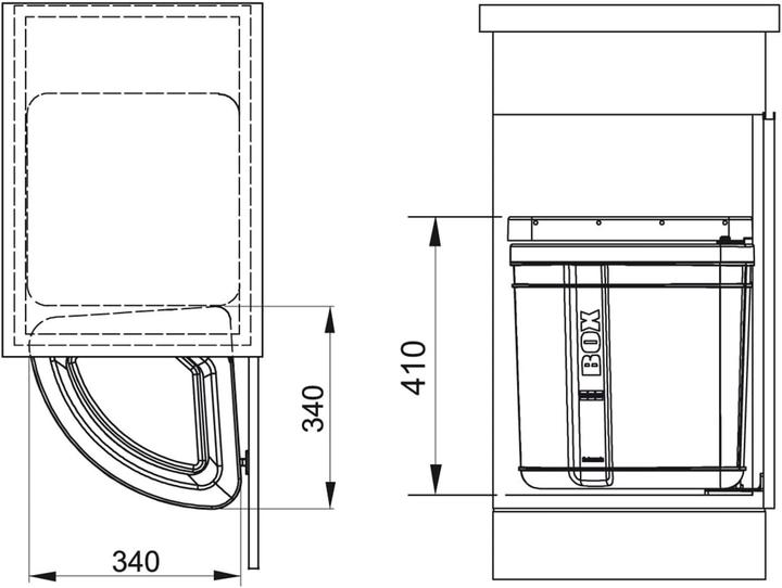 Immagine prodotto Franke Sistema di spazzamento -Perno del trasportatore (30 l)