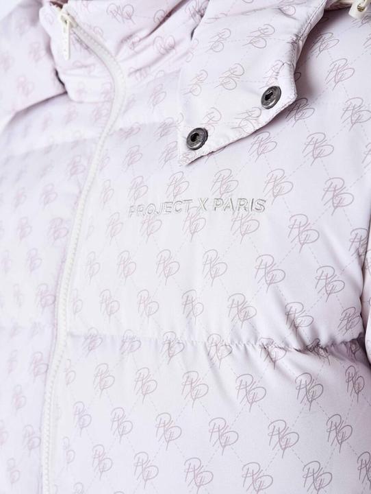 Actual product image Project X Paris hooded padded jacket with all-over monogram (XL)