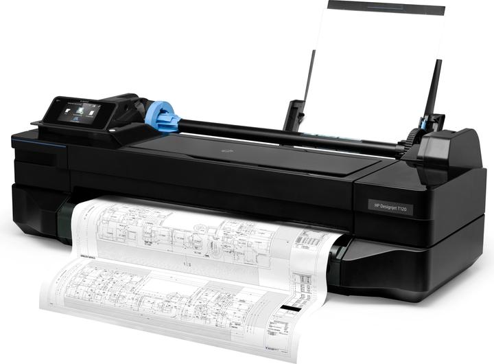 Image du produit HP T120, 24" DesignJet (Encre, Couleur)