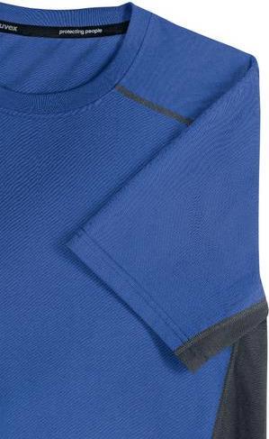 Actual product image Uvex Safety T-shirt uvex suXXeed industry blue, ultramarine S (S)