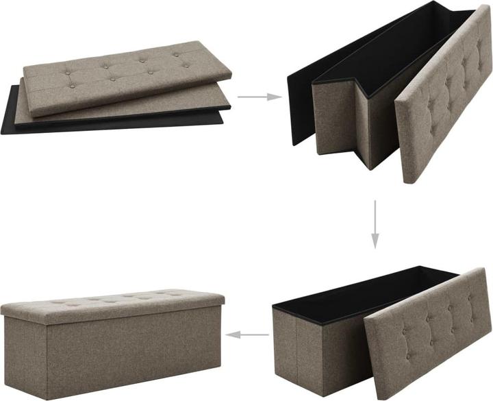 Actual product image vidaXL Bank mit Stauraum (110 cm)