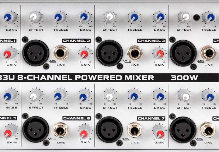 Immagine prodotto Pronomic PM83U 8 channels power mixer with USBSDBluetooth MP3 player (Mixer da studio e live)