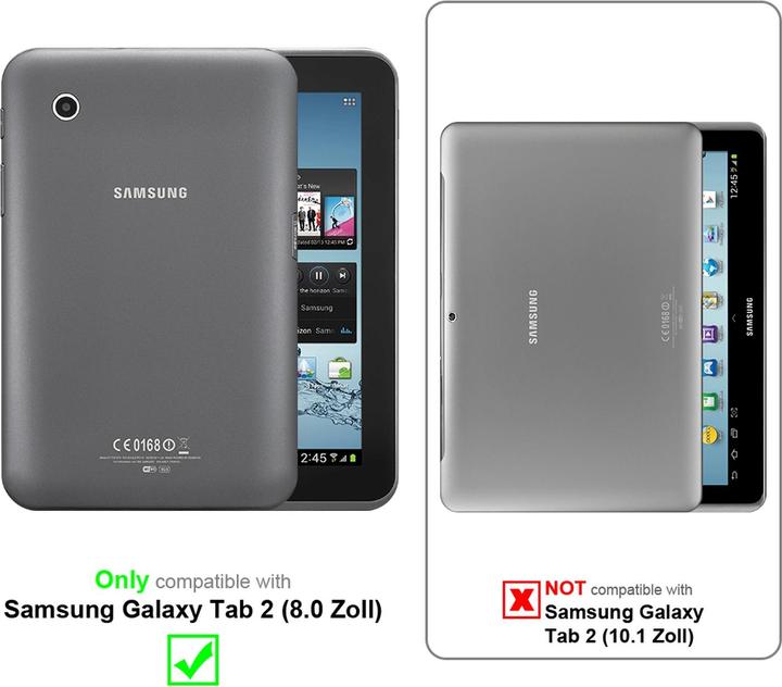 Image du produit Cadorabo Verre de protection d'écran (1 pcs, Galaxy Tab 2 (8.0))