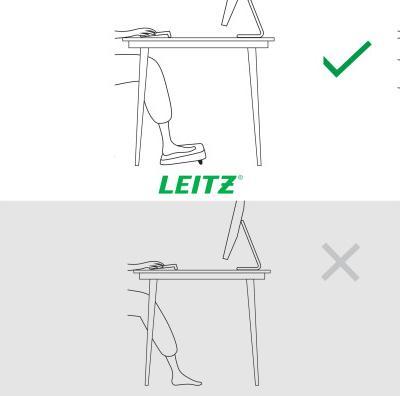 Actual product image Leitz Foot Rest Ergo adjustable (34 x 42 cm)