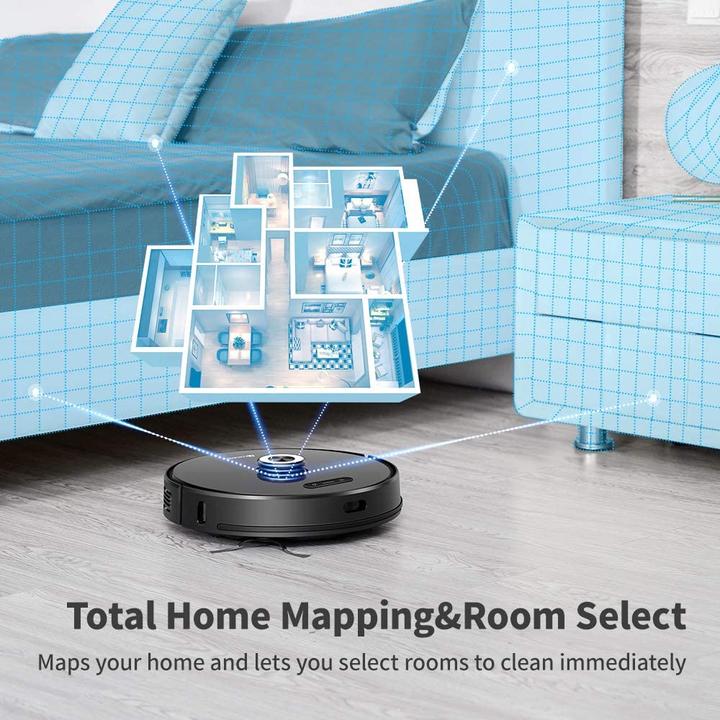Actual product image Proscenic WLAN Robot Vacuum Cleaner M8 PRO (Robot vacuum)