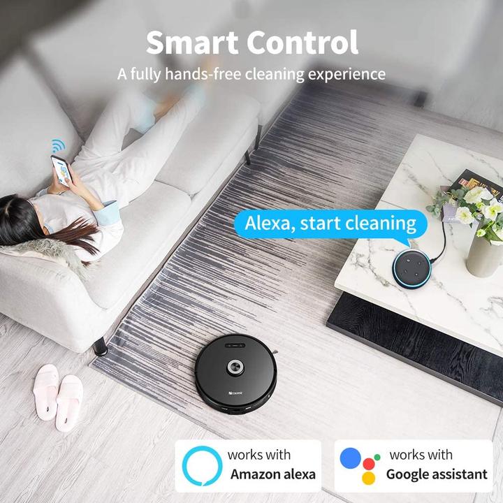 Actual product image Proscenic WLAN Robot Vacuum Cleaner M8 PRO (Robot vacuum)