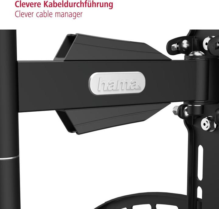 Produktbild Hama TV-Wandhalterung, schwenkbar, neigbar, ausziehbar, 191 cm (75") bis 45 kg (75", 45 kg)