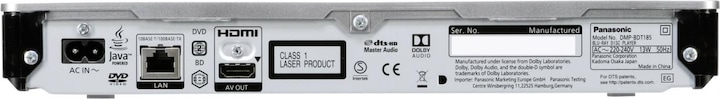Immagine prodotto Panasonic Dmp-Bdt185 (Lettore Blu-ray)