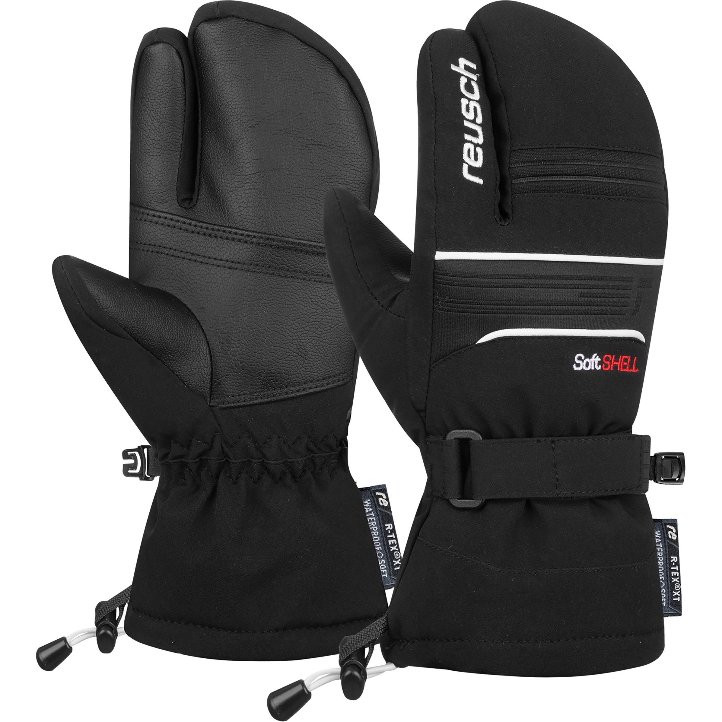 Reusch, Unisex, Handschuhe, Kid's Kondor R-TEX XT Lobster, Schwarz, (S)