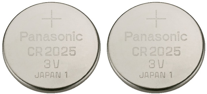 Actual product image Panasonic Lithium Power CR2025 (2 pcs., CR2025, 165 mAh)