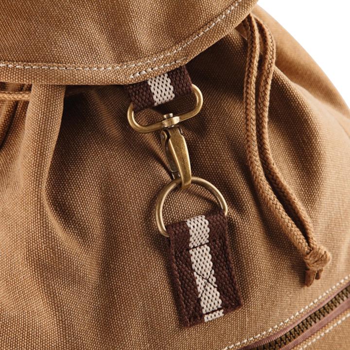 Produktbild Quadral Vintage Segeltuch Rucksack 18 Liter (2 StückPackung) (18 l)