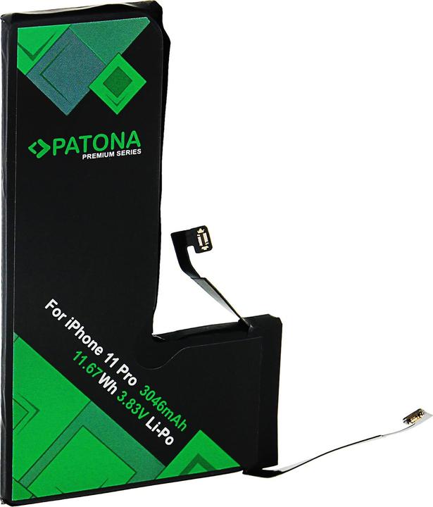 Immagine prodotto Patona Batteria Premium per. Apple iPhone 11 Pro A2160 A2215 A2217 616-00660 incl. set di strumenti