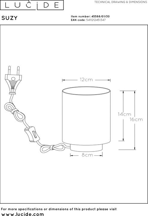 Image du produit Lucide Suzy (E14)