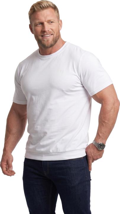 Actual product image Men+ T-Shirts, 2er-Pack, Bauchfit, Basic, Halbarm (6XL)
