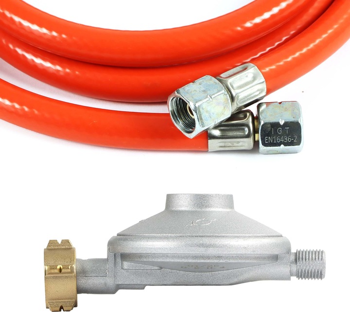 Immagine prodotto Wiltec Gasdruckminderer Frankreich Gasdruckregler 700mbar 1,5m Gasschlauch Gas