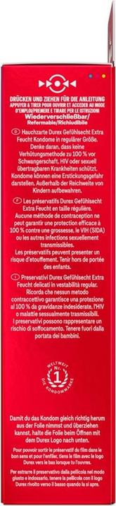 Produktbild Durex Gefühlsecht Extra Feucht (8 Stk.)