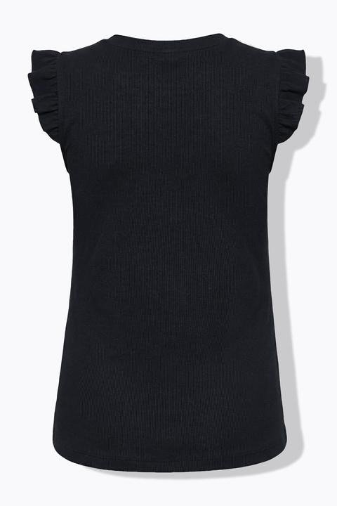 Produktbild Studio Untold Rippshirt, Slim Shape, Ärmelvolant (58, 60)