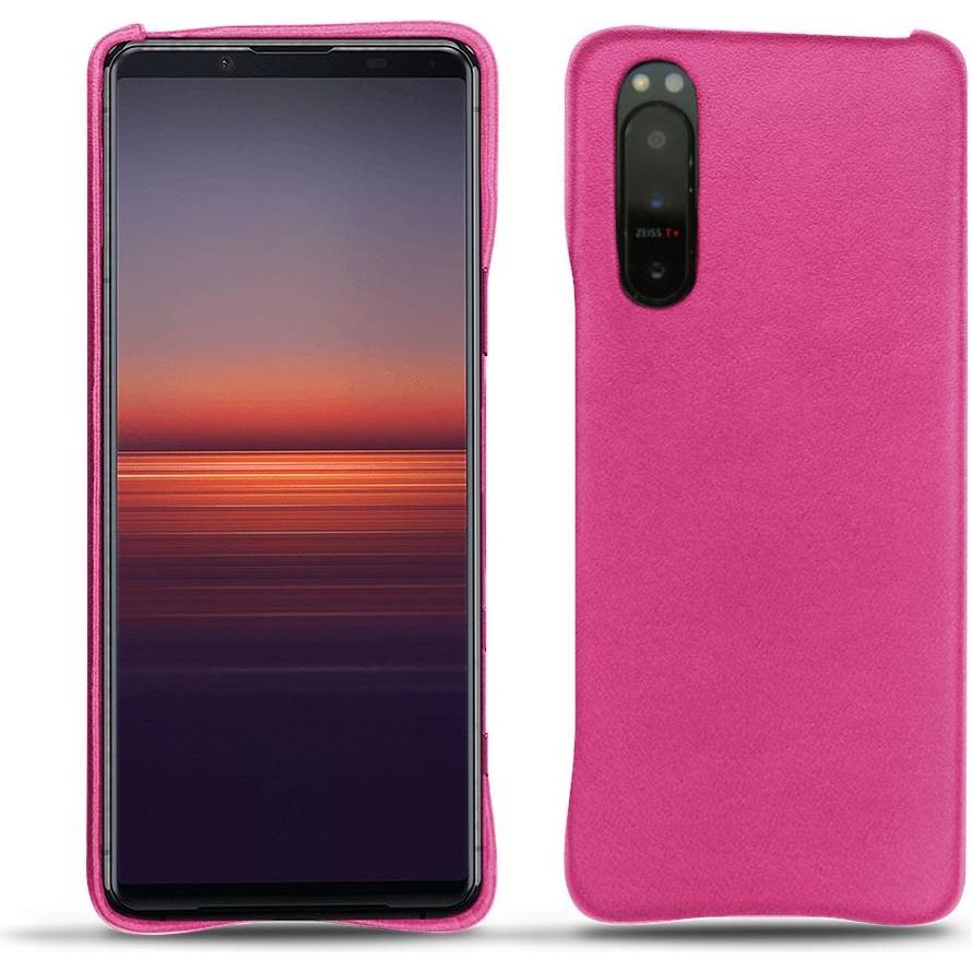 Noreve Lederschutzhülle (Sony Xperia 5 II), Smartphone Hülle, Rosa