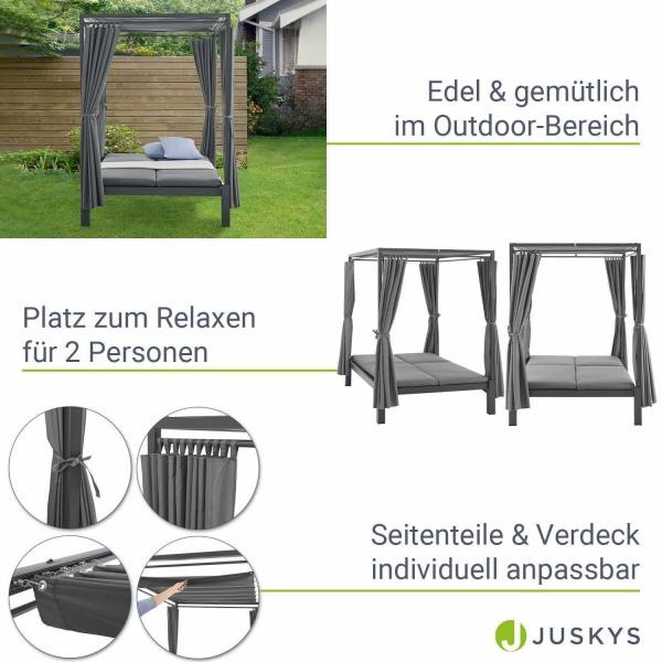 Produktbild Juskys Doppel Loungebett Kreta