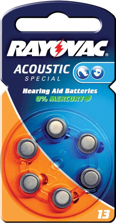Immagine prodotto Rayovac Speciale acustico 13 (6 pz., PR48, 310 mAh)
