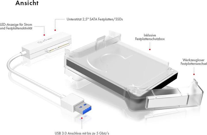 Produktbild Icy Box Ib-Ac703-U3 (2.5")