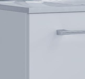Actual product image VCM 3-piece stand washbasin washbasin Badinos 2 revolving doors mirror