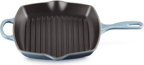 Immagine prodotto Le Creuset Griglia Quadrata in Ghisa Chambray Firma (Padella grill, Ghisa)