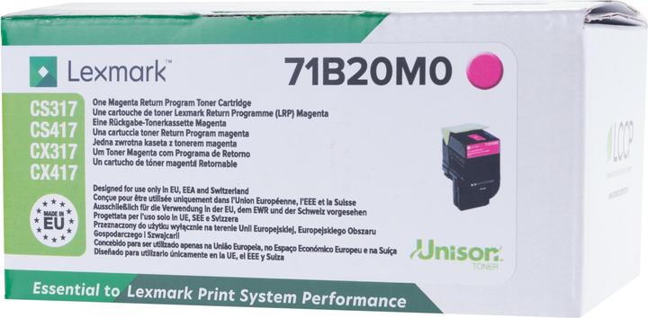Actual product image Lexmark 71b20m0 (M)