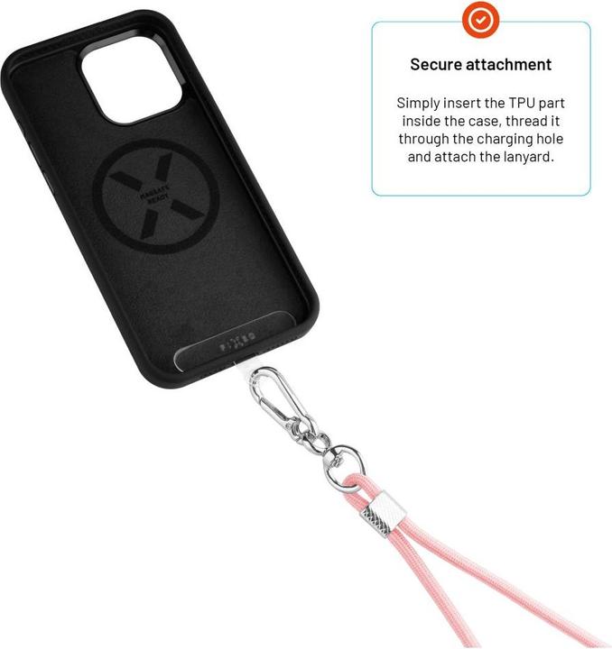 Image du produit Fixed Lanyard universel pour téléphone portable, rose