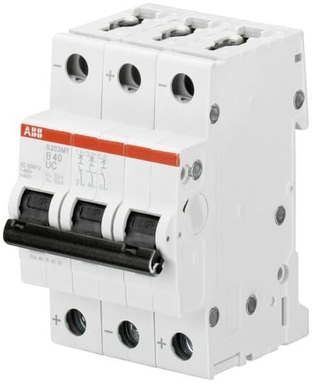 Immagine prodotto ABB Interruttore S203MT-B20UC B20A 3 poli 10kA