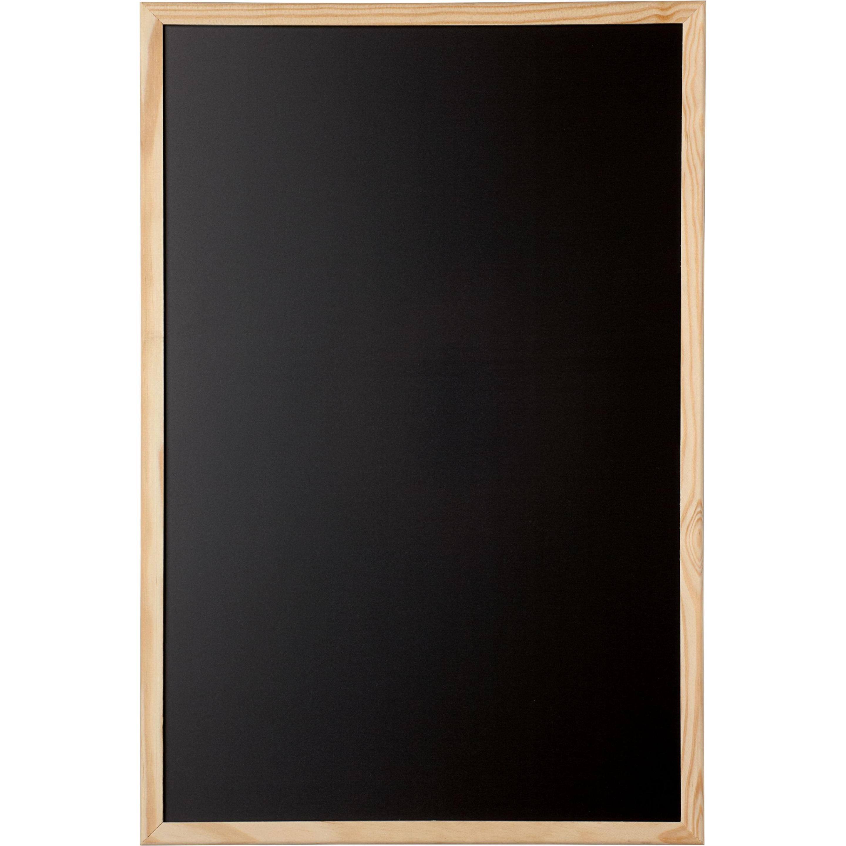4x Maul, Pinnwand, Kreidetafel mit Holzrahmen, 40x60 cm im Karton holz (Wandtafel, 60 x 40 cm)