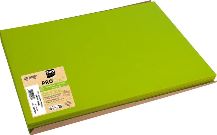 Produktbild PROnappe Einweg-Tischset, 400 x 300 mm, kiwigrn (40 x 30 cm)