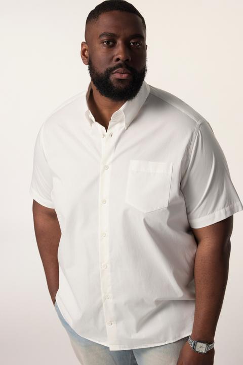 Immagine prodotto Sthuge Camicia dal taglio squadrato con colletto button-down e mezze maniche, fino alla tg. 8XL (3XL)