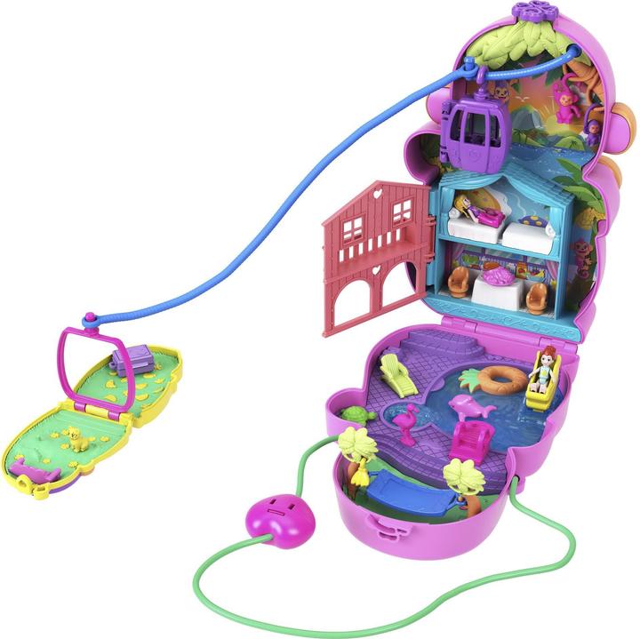 Productafbeelding Polly Pocket Speelset aap mama en baby