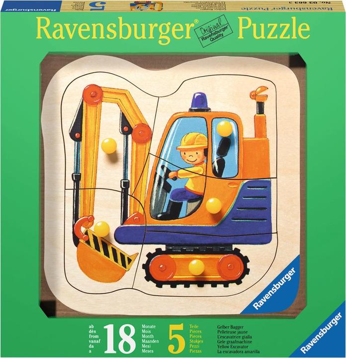 Image du produit Ravensburger Pelleteuse jaune