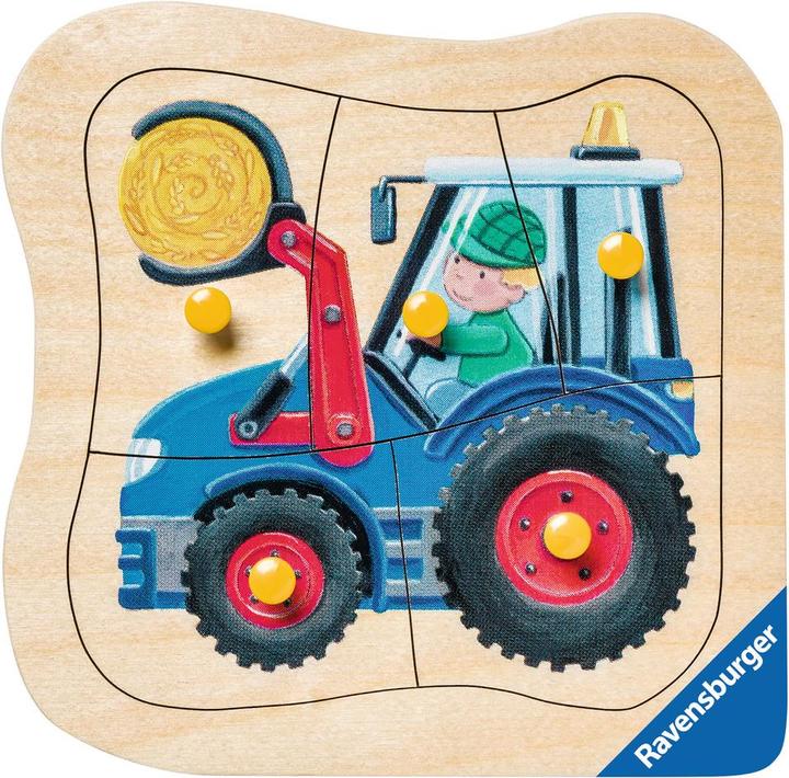 Produktbild Ravensburger Blauer Traktor (5 Teile)